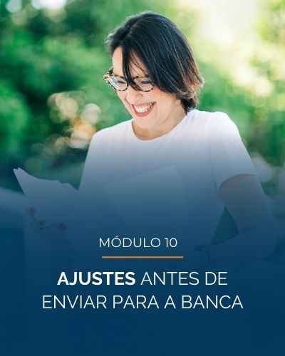 Ajustes antes de enviar para a banca