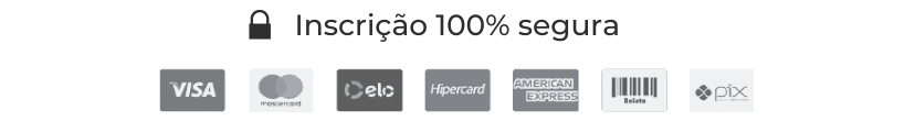 Inscrição 100% segura