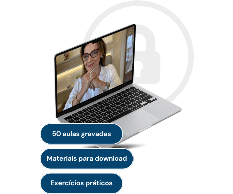 50 aulas gravadas; Materiais para download; Exercícios práticos